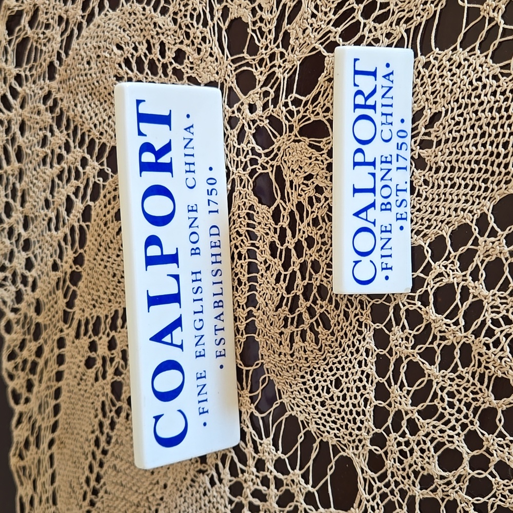 Vintage Coalport Display Advertising Plaques